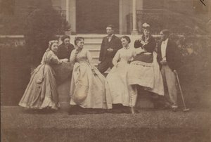 不明なグループ、1860年代 作： English Photographer